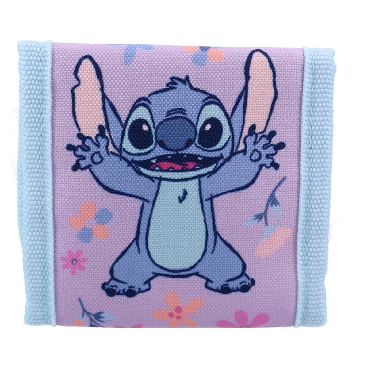 Vadobag Geldbörse Kinder Geldbörse Stitch (1 Stück, 1-tlg., B/H/T)ca. 10/10/1 cm), Spring Smiles