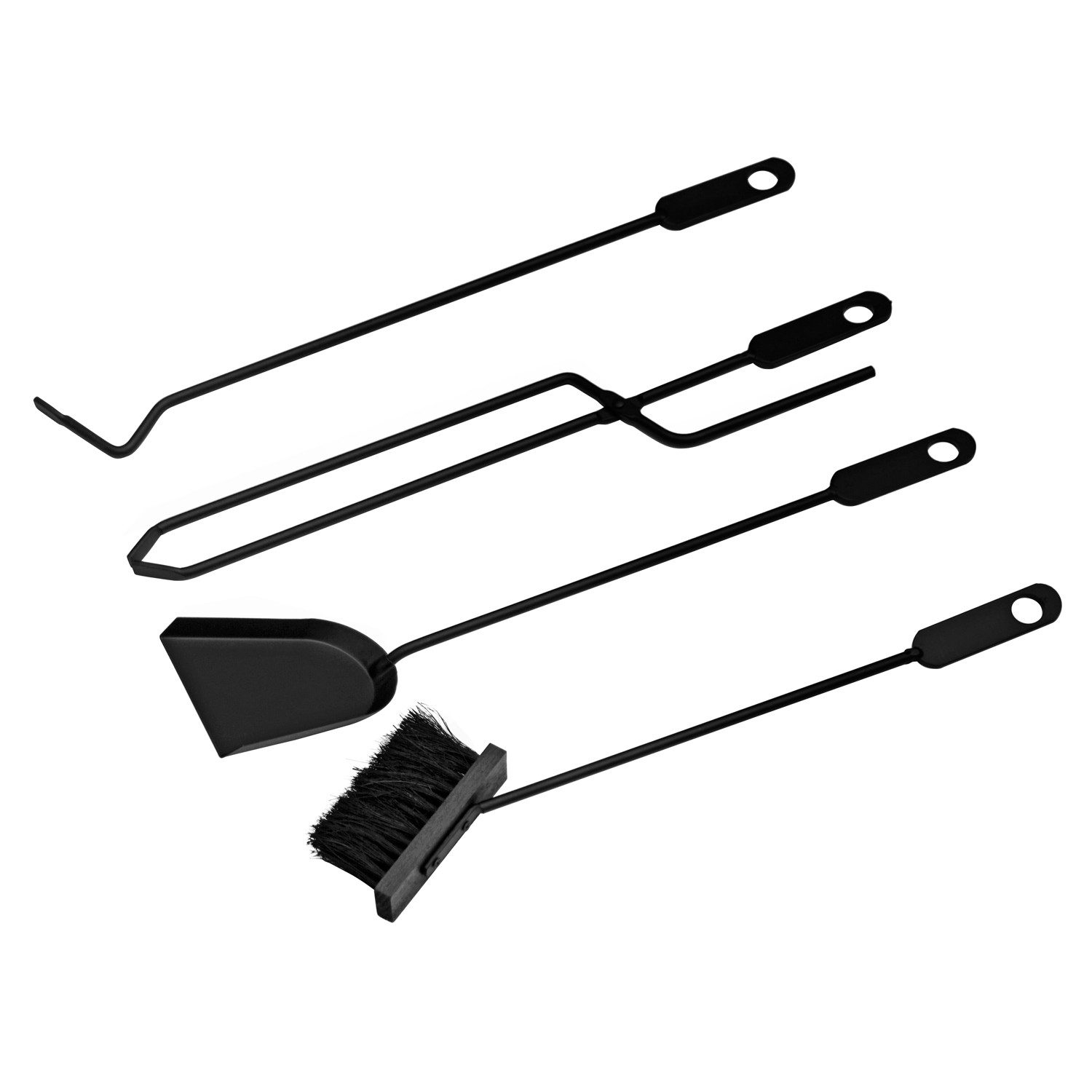 Raik Kamingarnitur Kaminbesteck Cajus, 4-teilig, Edelstahl mit Glassockel, günstig online kaufen