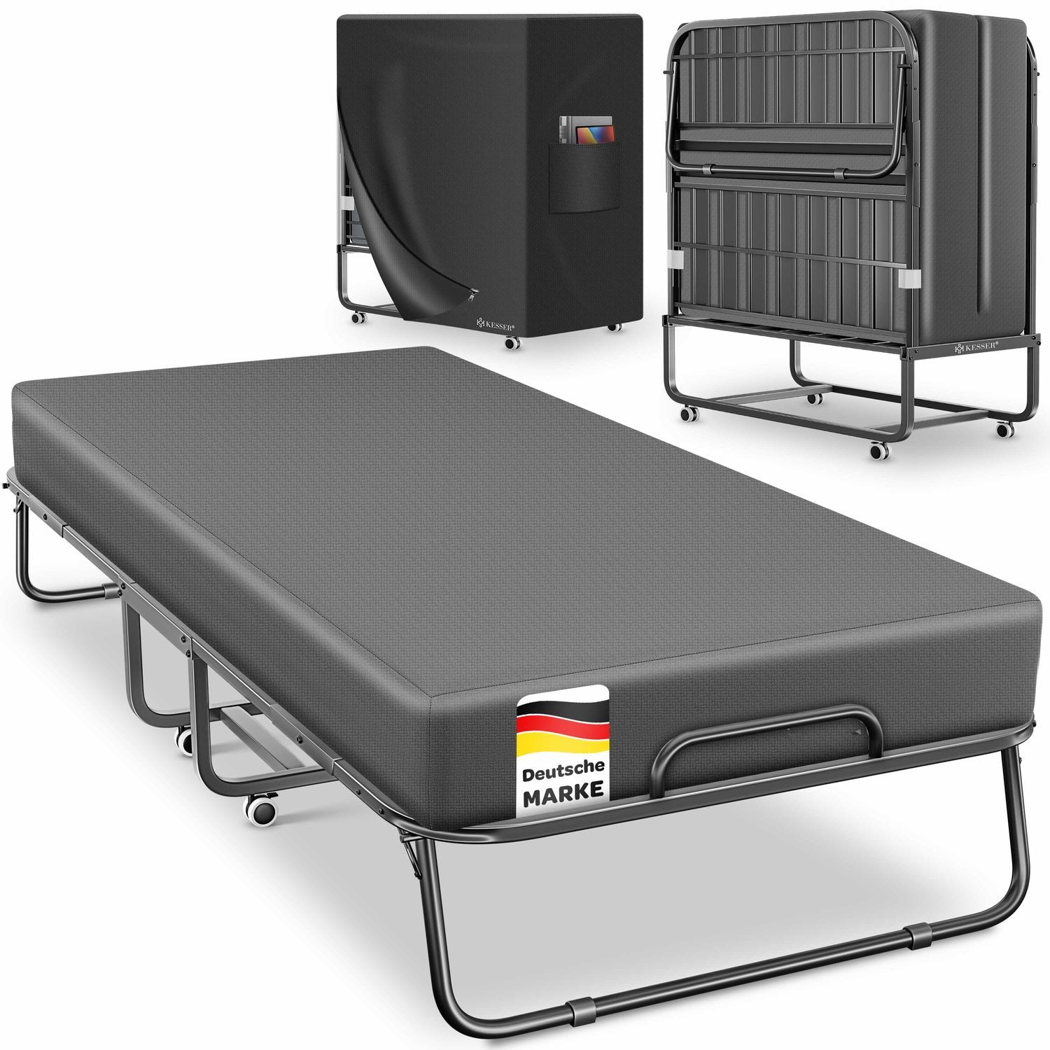 KESSER Gästebett 200x90cm Klappbett faltbares Reisebett günstig online kaufen