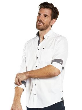 Engbers Langarmhemd Langarm-Hemd strukturiert