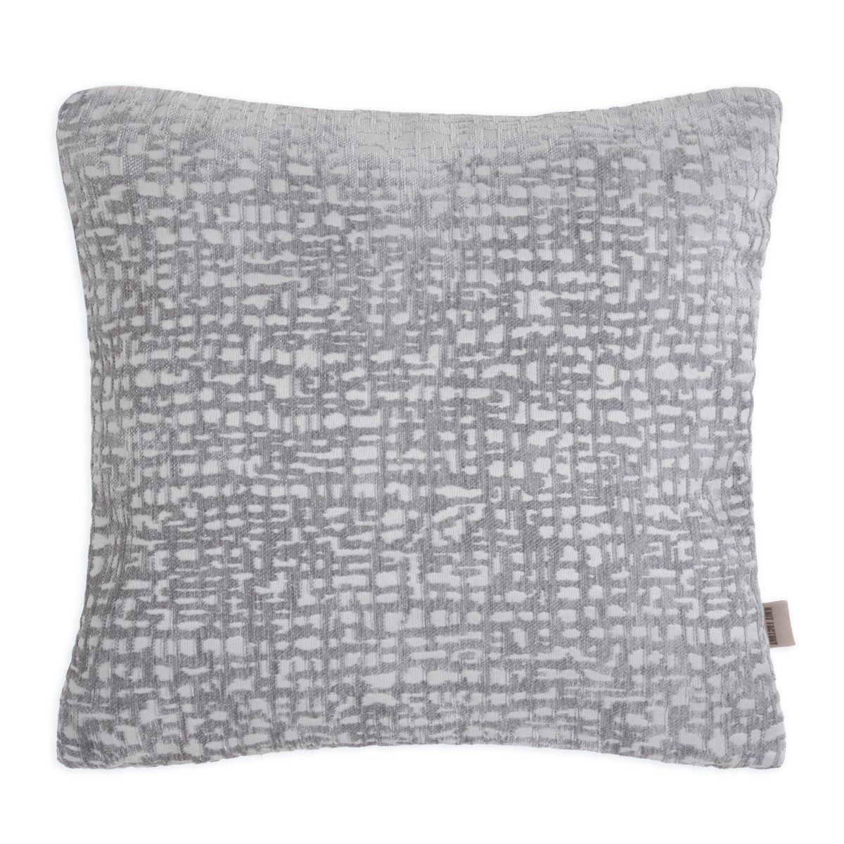 Knit Factory Dekokissen Mart Grau 50x50 Hellgrau 50x50 cm, Modell Mart