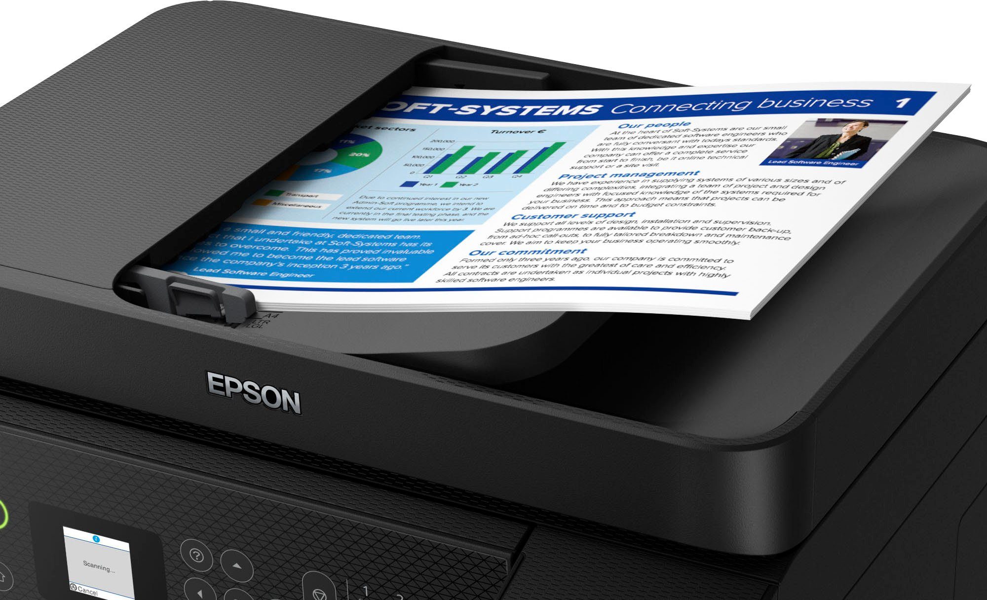 Wi-Fi EcoTank (Wi-Fi), ET-4800 (LAN WLAN Direct) Multifunktionsdrucker, Epson (Ethernet),