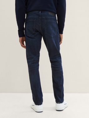 TOM TAILOR Straight-Jeans Tapered Regular Jeans mit recyceltem Polyester