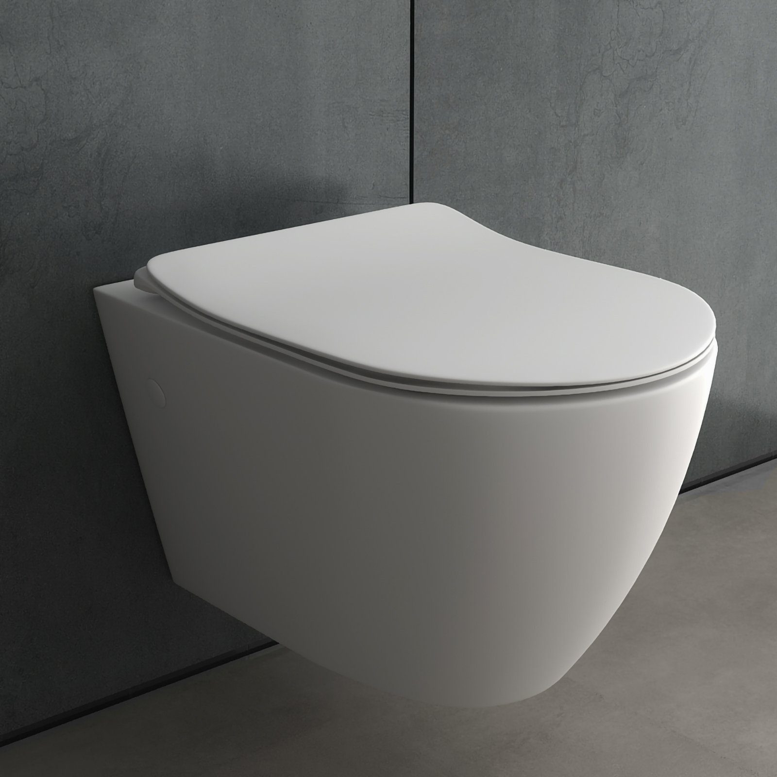 Alpenberger Tiefspül-WC - Wand WC Spülrandlos günstig online kaufen