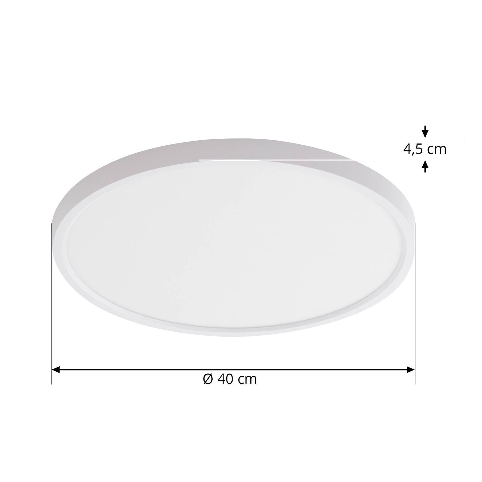 Lindby Deckenleuchten Denora, Nicht enthalten, LED 28 W gesamt, Farbwechsel RGB + weiß