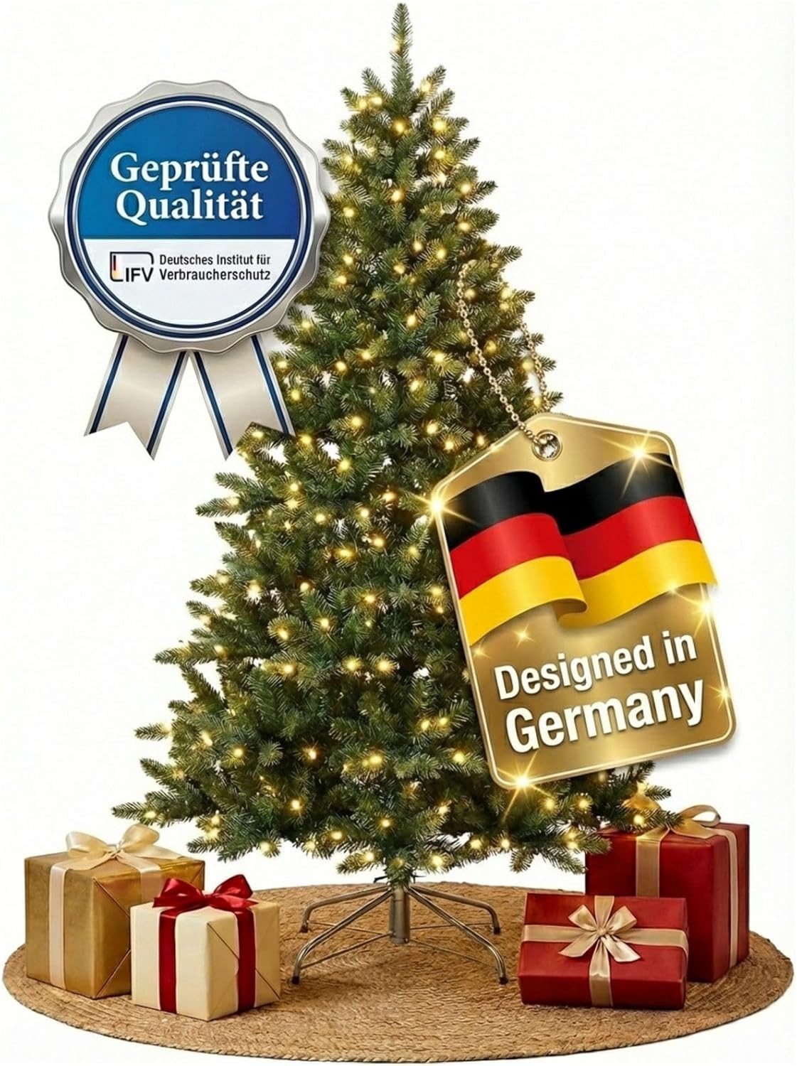 Waidmeister Künstlicher Weihnachtsbaum Weihnachtsbaum Künstlich mit LED Bel günstig online kaufen