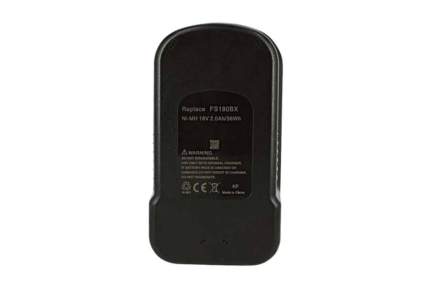 PowerSmart Akku Ni-MH 2000mAh GLC2500, GTC800, für GKC1000, DECKER 18V GKC1817, & GTC610, GXC1000 GPC1800, BLACK