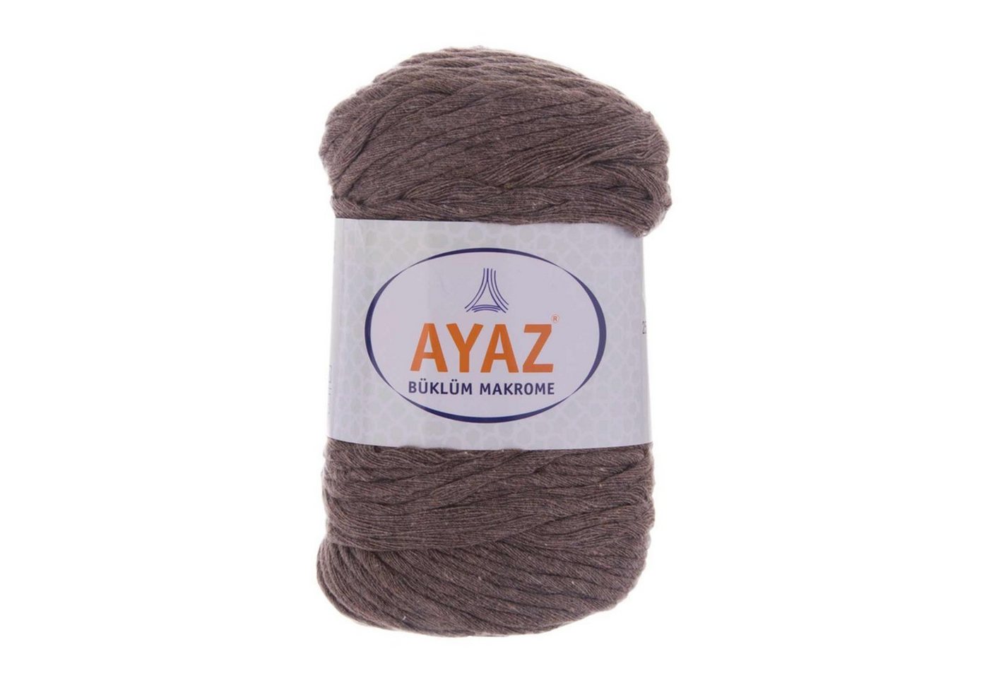 Thumbnail - AYAZ 4 x 250g Strickgarn Büklüm Makrome Häkelwolle, 1257 graubeige
