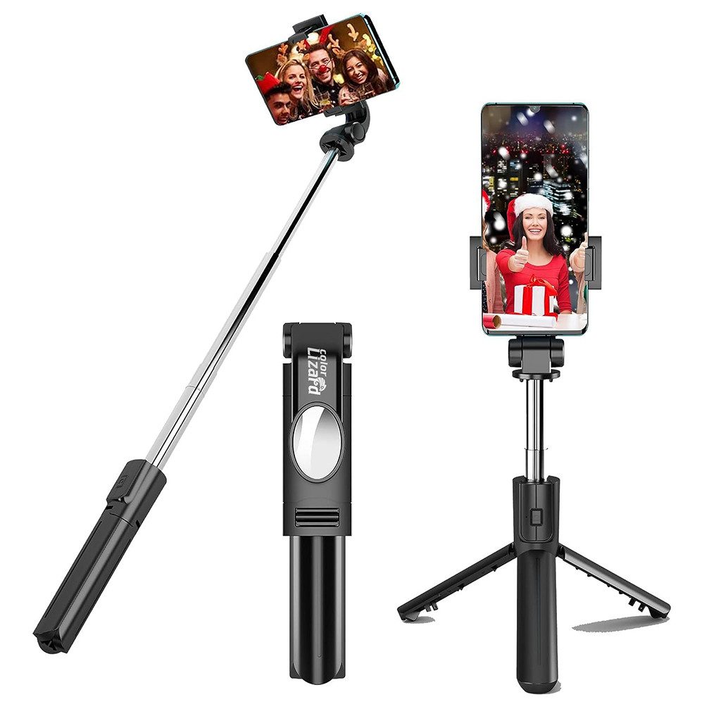 Selfie-Stick Smartphone Selfie Stick Stativ Teleskop Stange Telefonständer
