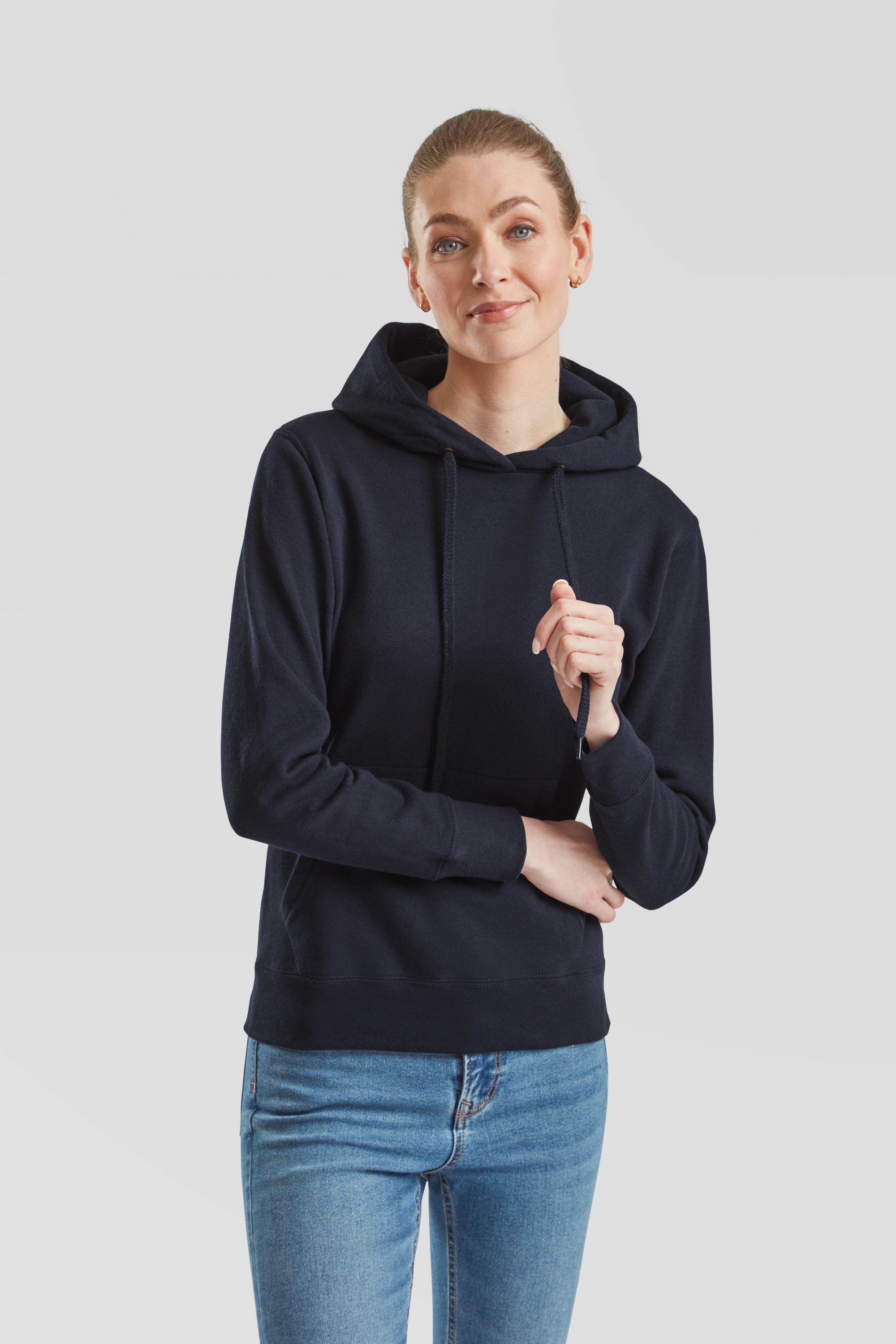Fruit of the Loom Kapuzensweatshirt Classic Hooded Sweat Lady-Fit