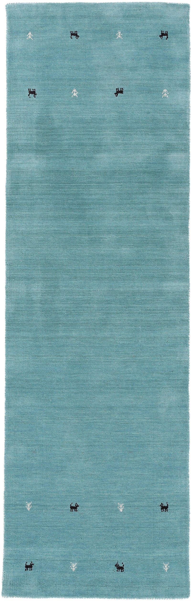 carpetfine Wollteppich "Gabbeh Uni, auch als Läufer und Rund erhältlich" re günstig online kaufen