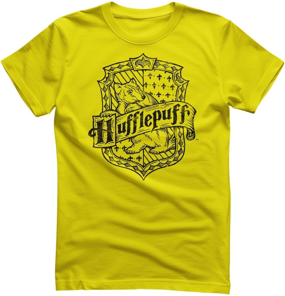 T-Shirt Harry Potter - Hufflepuff Washed Crest T-Shirt