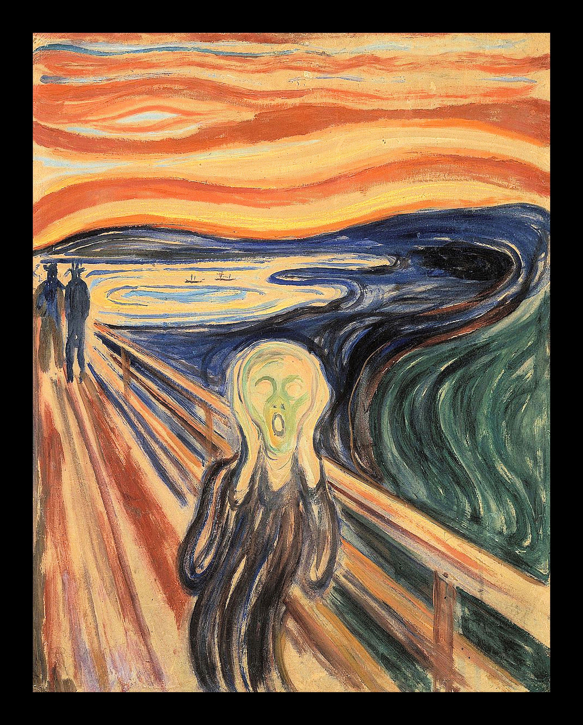 my home Bild mit Rahmen »E. MUNCH / Der Schrei«, (1 Stück)-Otto