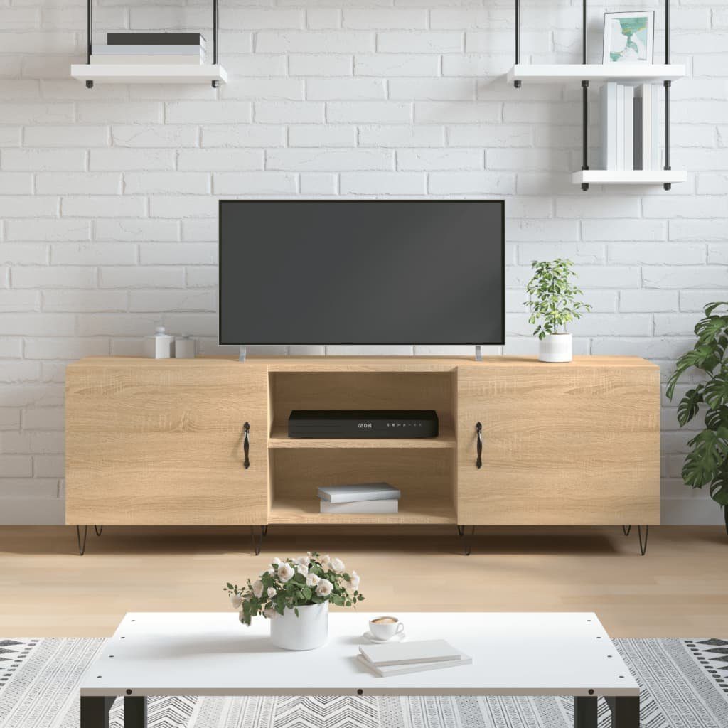 cm Sonoma-Eiche Holzwerkstoff furnicato TV-Schrank 150x30x50