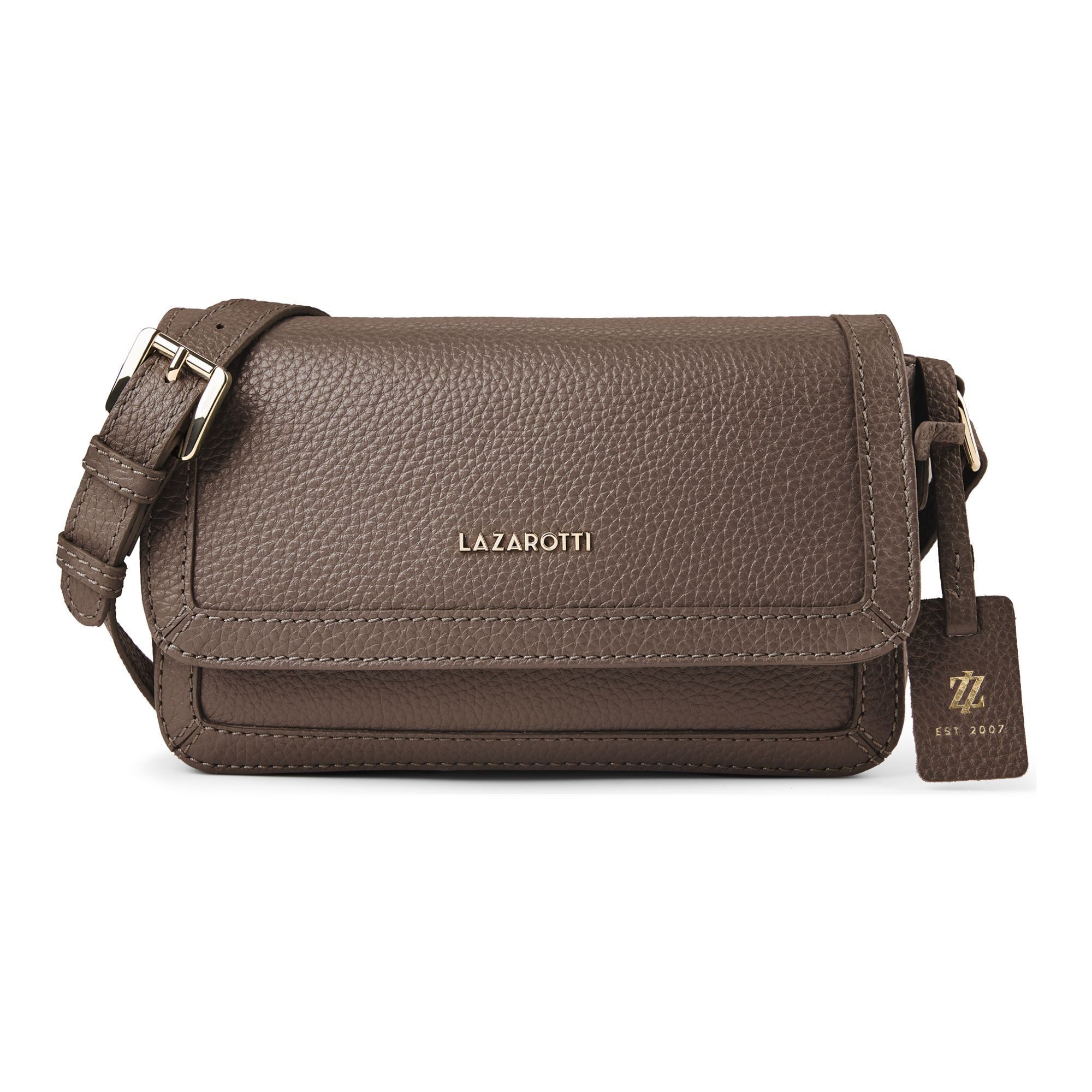Lazarotti Umhängetasche Bologna Leather, Leder