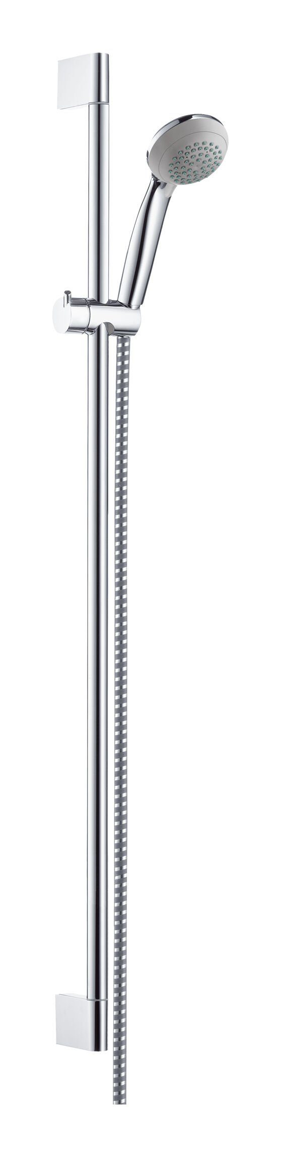 hansgrohe Stangenbrause-Set Crometta / Crometta 85, Höhe 95.9 cm, 3 Strahlart(en), 85 Brauseset 85 Vario mit Brausestange 900 mm - Chrom
