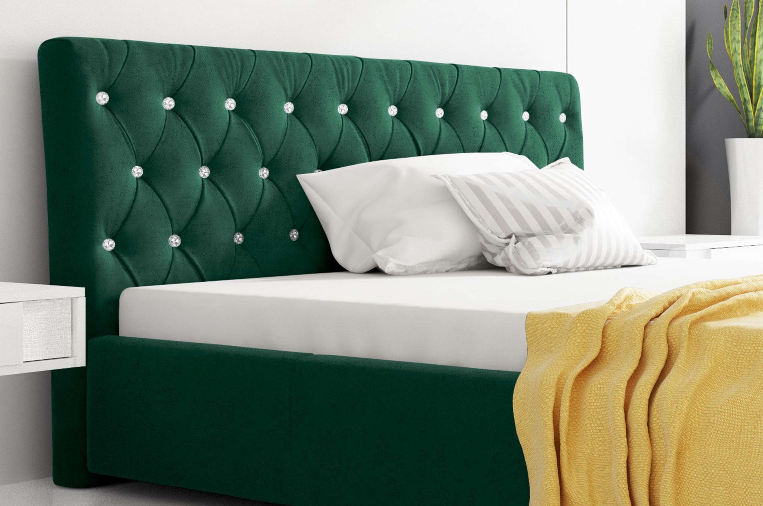 99rooms Polsterbett Kevin (Schlafzimmerbett, Bett), 120/140/160/180/200x200 günstig online kaufen