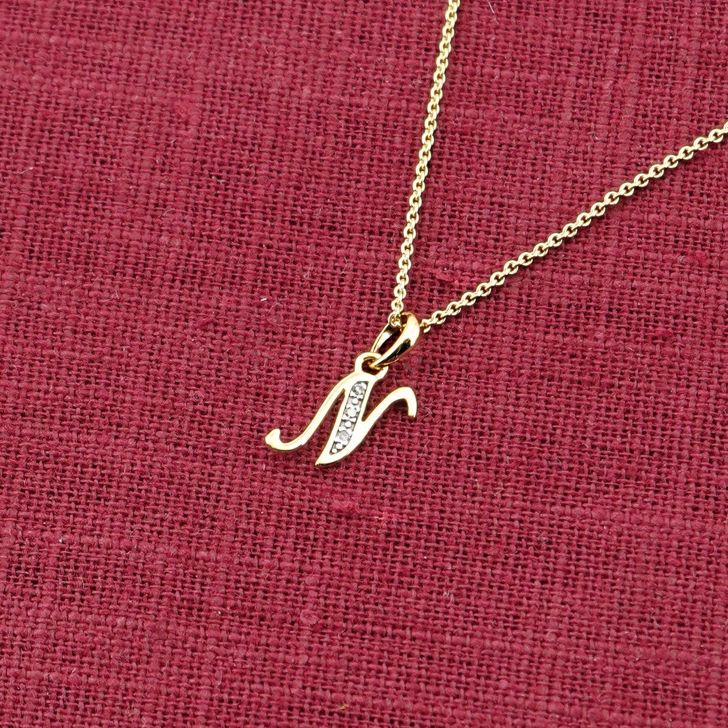 trendor Kette mit Anhänger Buchstaben-Anhänger N günstig online kaufen