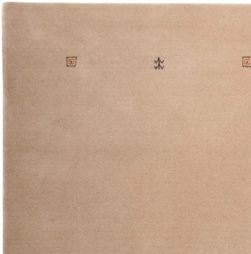 Wollteppich Gabbeh - Loribaft Softy - 240 x 175 cm - beige, morgenland, rechteckig, Höhe: 12 mm, Wohnzimmer, Einzelstück