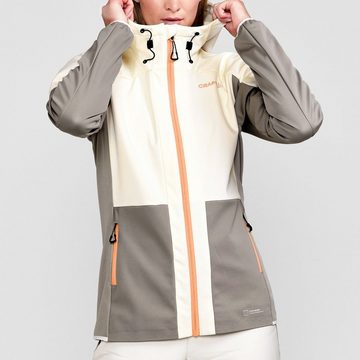Craft Trainingsjacke Core Backcountry Hood Jacket mit Kapuze und windschützendem Stoff