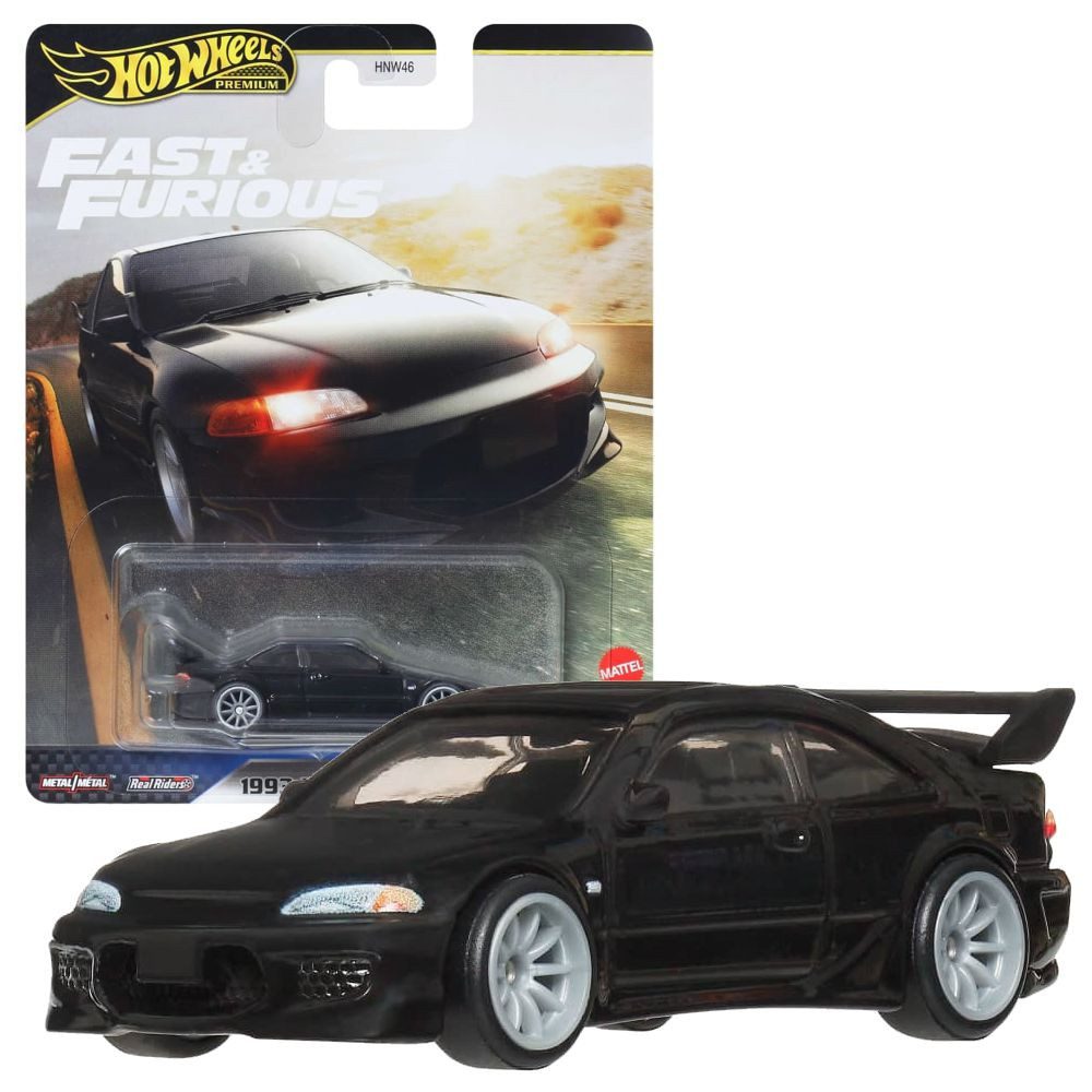 Hot Wheels Spielzeug-Rennwagen 1993 Honda Civic Coupe EX EJ1 JBL90 Hot Wheels Auto Fast & Furious