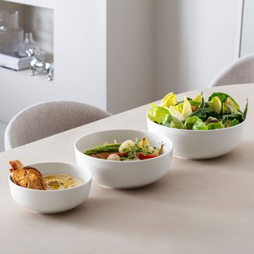 Villeroy & Boch Salatschüssel Afina Salat-/Servierschüssel 2,5 l, Porzellan, (1-tlg)