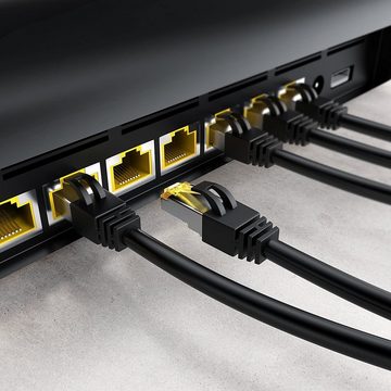 Vivanco LAN-Kabel, Netzwerkkabel, LAN Kabel RJ-45 (200 cm)