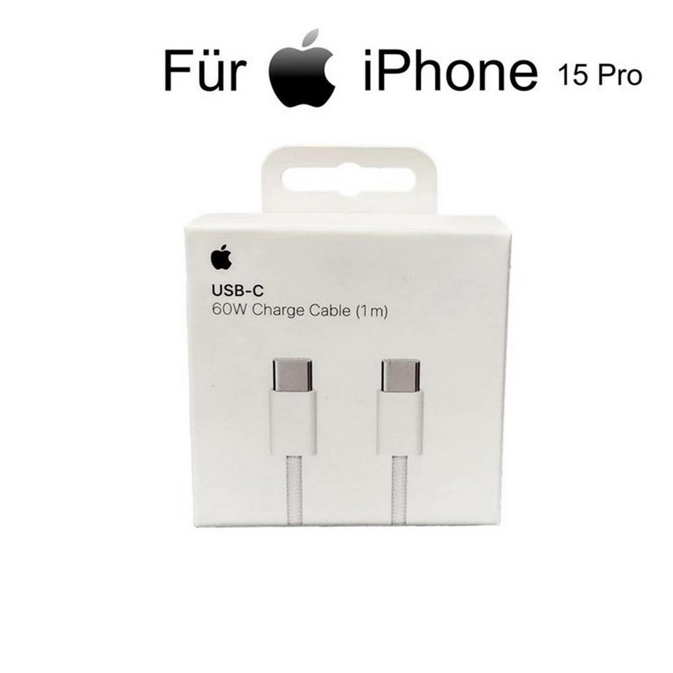 OIITH Apple iPhone 15 Pro 60W USB‑C auf USB-C Ladekabel (1 m