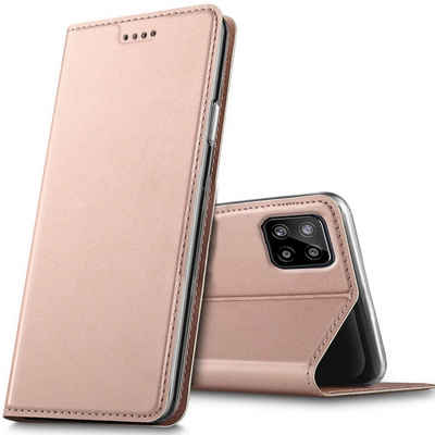 CoolGadget Handyhülle Magnet Case Handy Tasche für Samsung Galaxy A22 5G 6,6 Zoll, Hülle Klapphülle Ultra Slim Flip Cover für Samsung A22 5G Schutzhülle