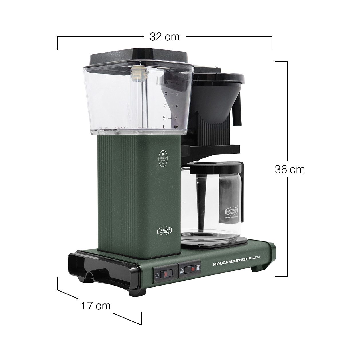 Moccamaster Filterkaffeemaschine, 1.25l Kaffeekanne