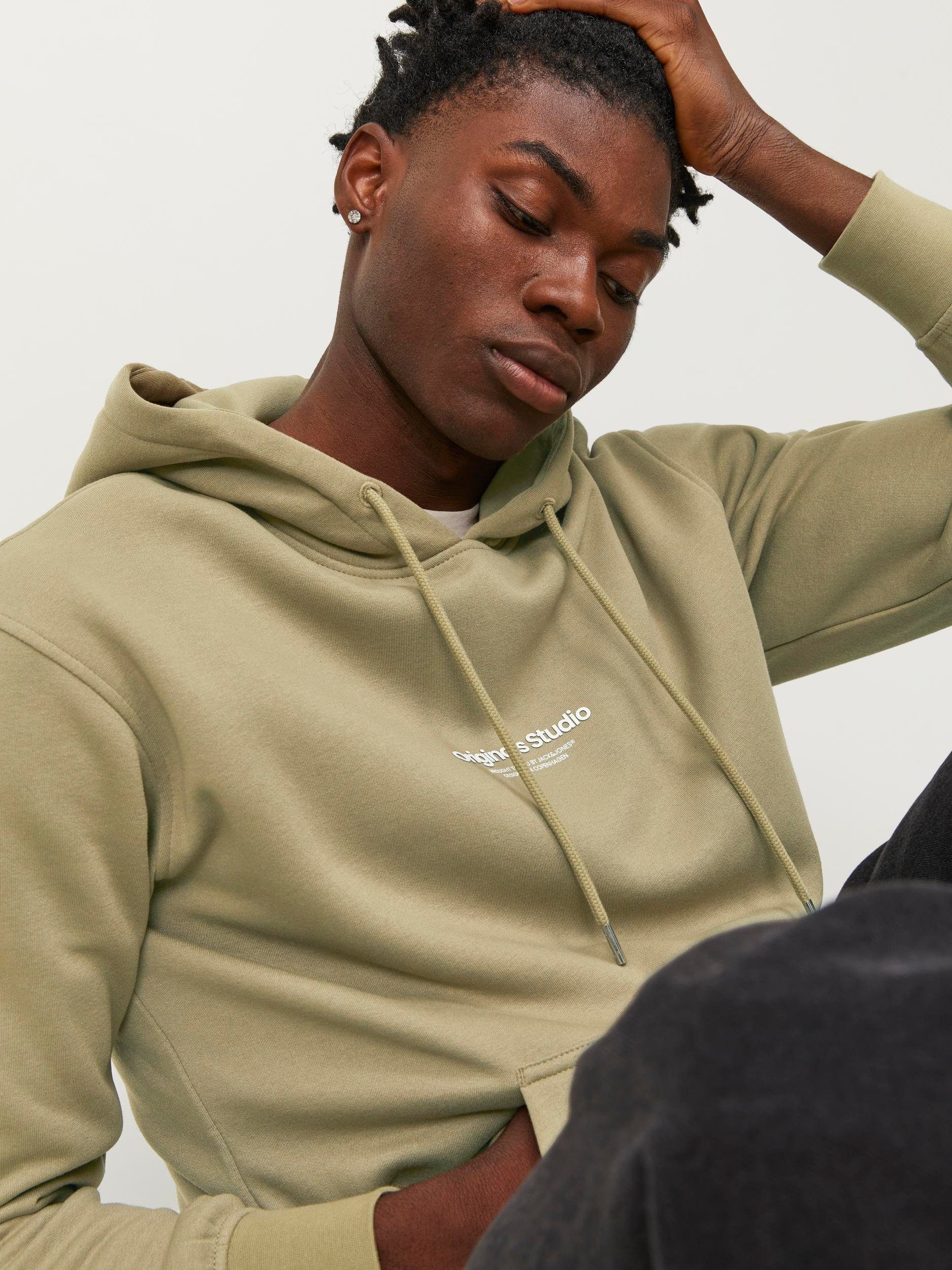 Jack & Jones NOOS JORVESTERBRO Kapuzensweatshirt HOOD aloe SWEAT