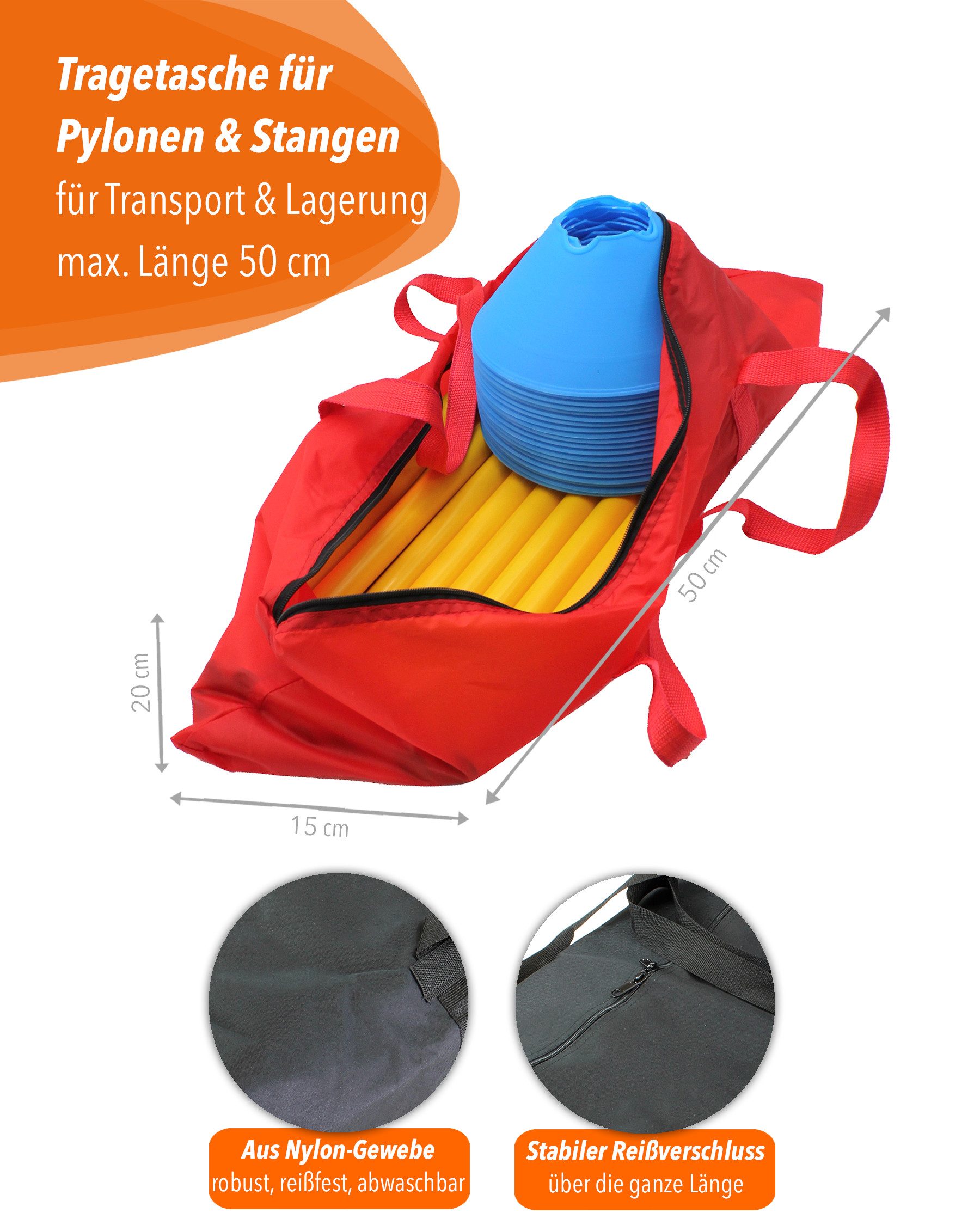 SPORTIKEL24 Sporttasche Tasche für Mini-Hürden mit günstig online kaufen