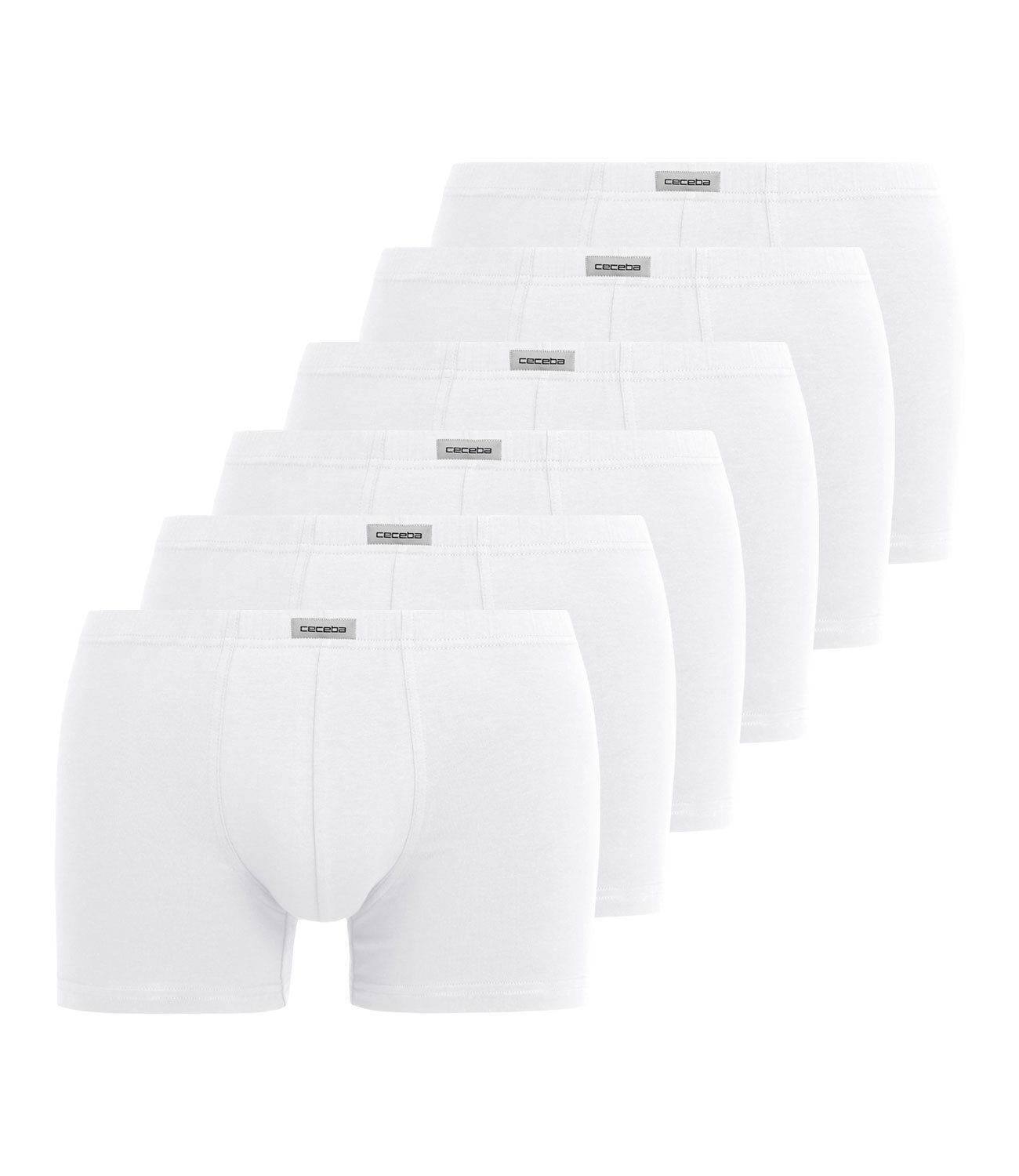 CECEBA Trunk Boxershorts (6-St) mit doppeltem Frontbereich ohne Eingriff