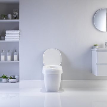 Invacare Toilettensitzerhöhung Toilettensitzerhöhung Aquatec 90 Ergo ohne Deckel