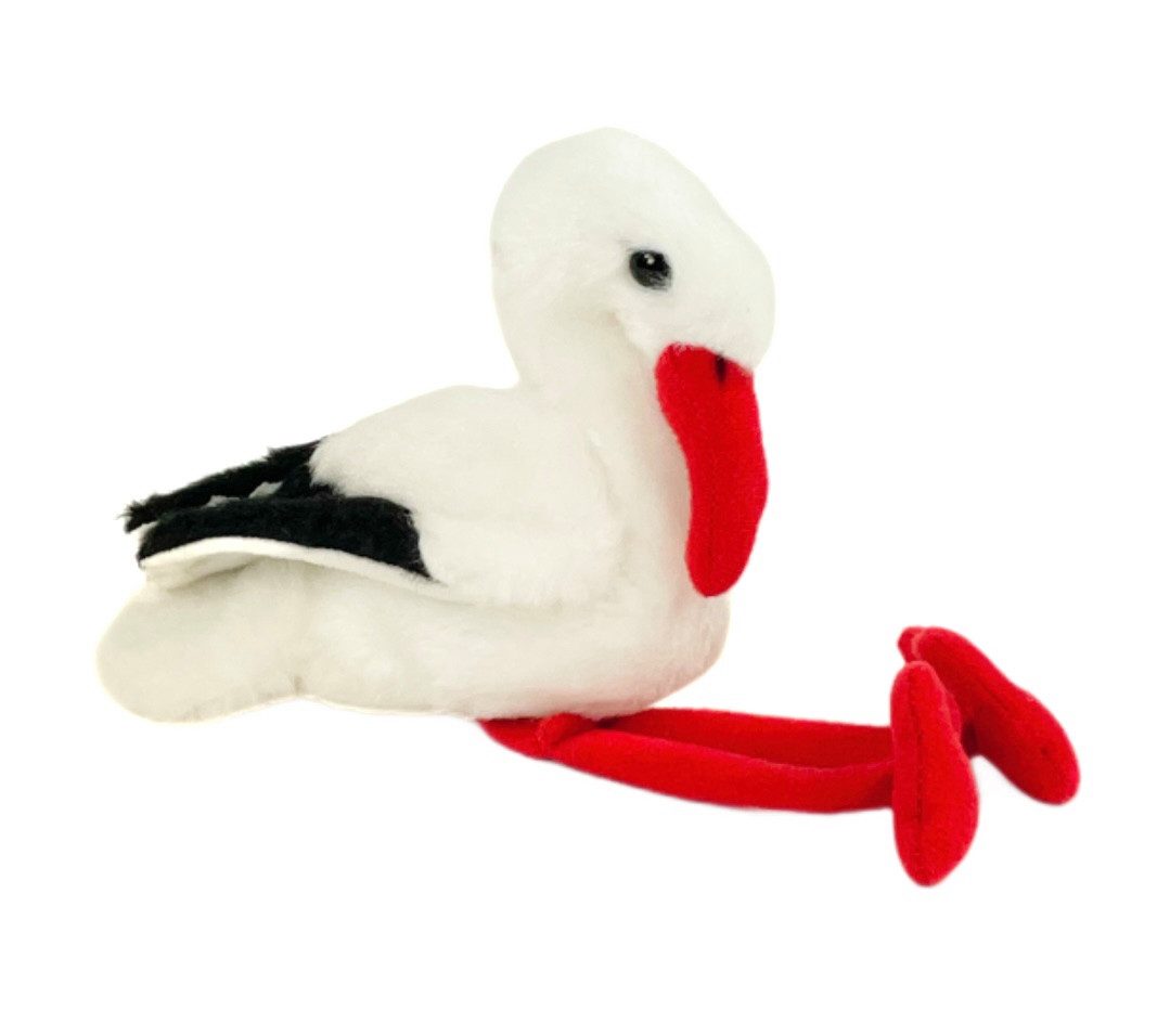 Teddys Rothenburg Kuscheltier Storch 15 cm Plüschtier Plüschvogel