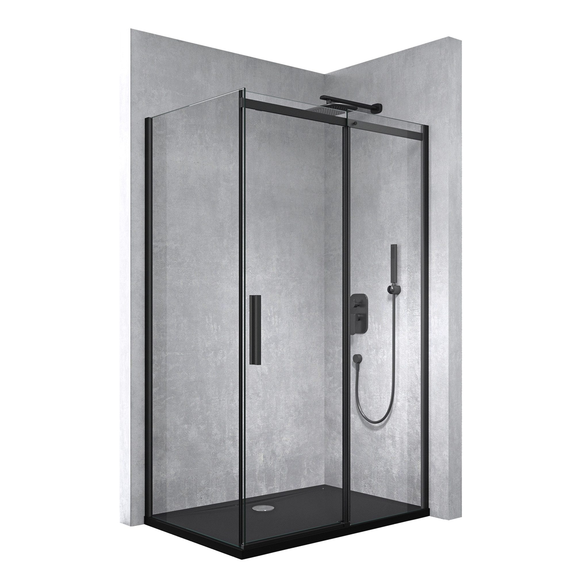 Mai & Mai Eckdusche Duschkabine Schiebetür Duschabtrennung 8mm ESG Glas mit günstig online kaufen