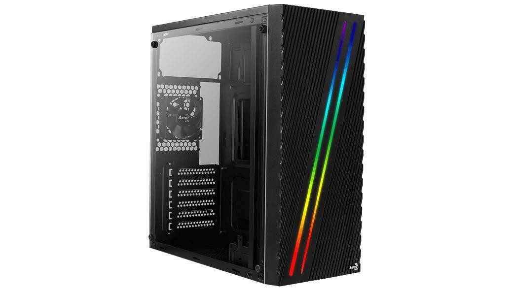 Aerocool PC-Gehäuse Streak (schwarz, Window-Kit)