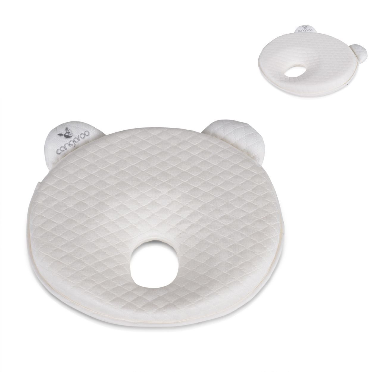 Cangaroo Babykissen Pooh 27 x 24 cm, Memory-Schaum, Plattkopfprävention, ergonomisch, hypoallergen