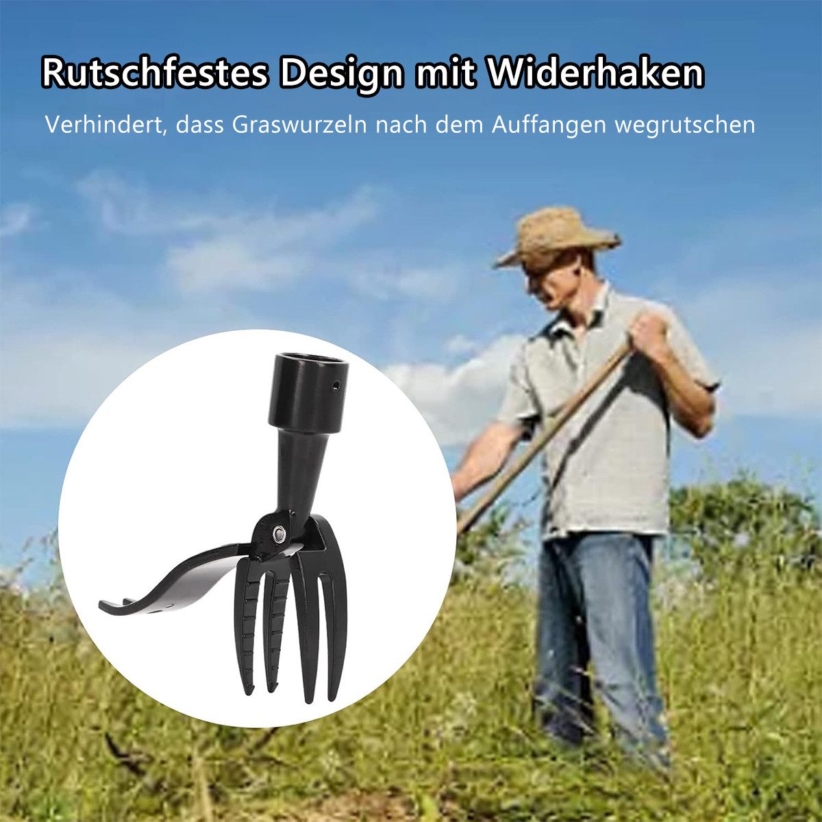 DOPWii Vertikutierer Unkrautfresser, vertikaler Jäter, griffloser günstig online kaufen