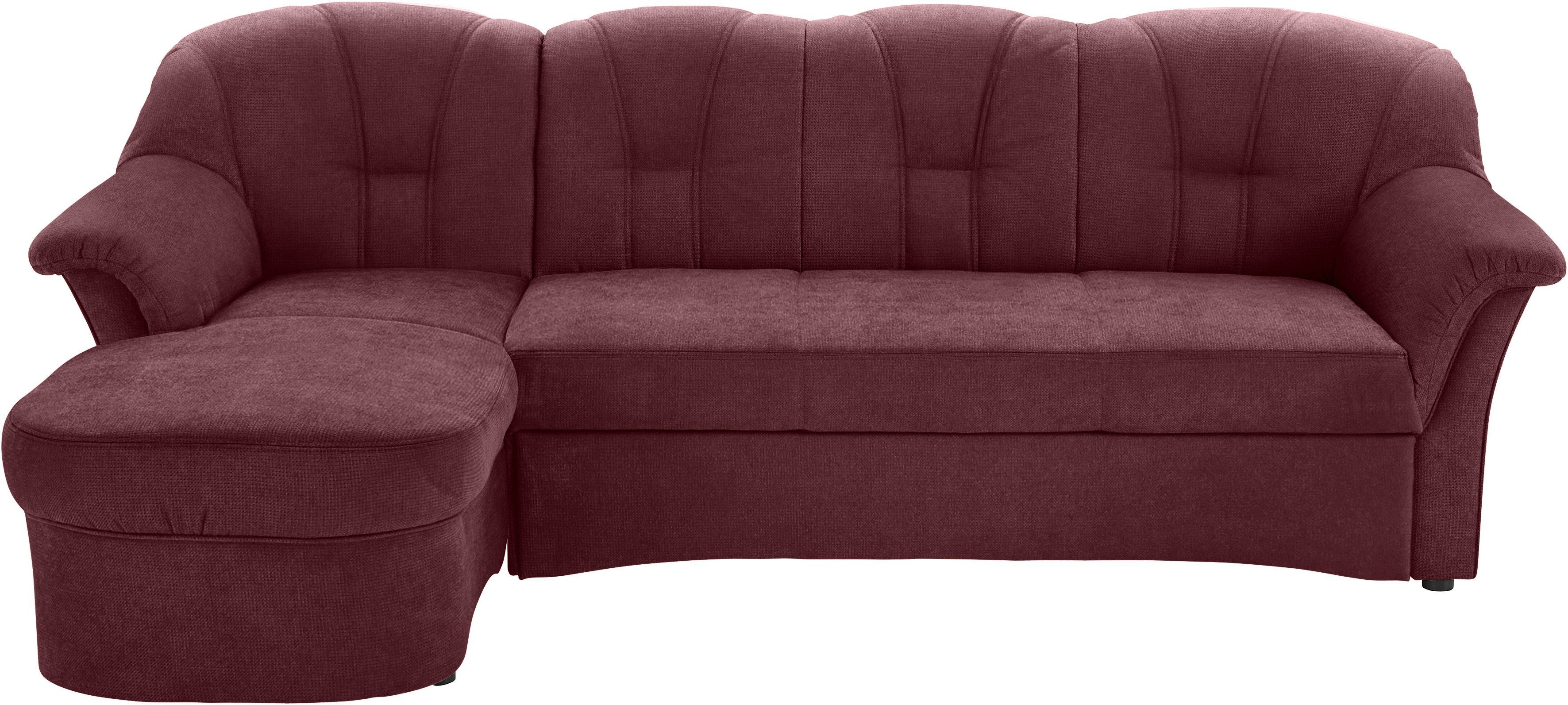 DOMO collection Ecksofa "Topper zeitlos elegant, kompakte Stellmaße, OTTOs günstig online kaufen