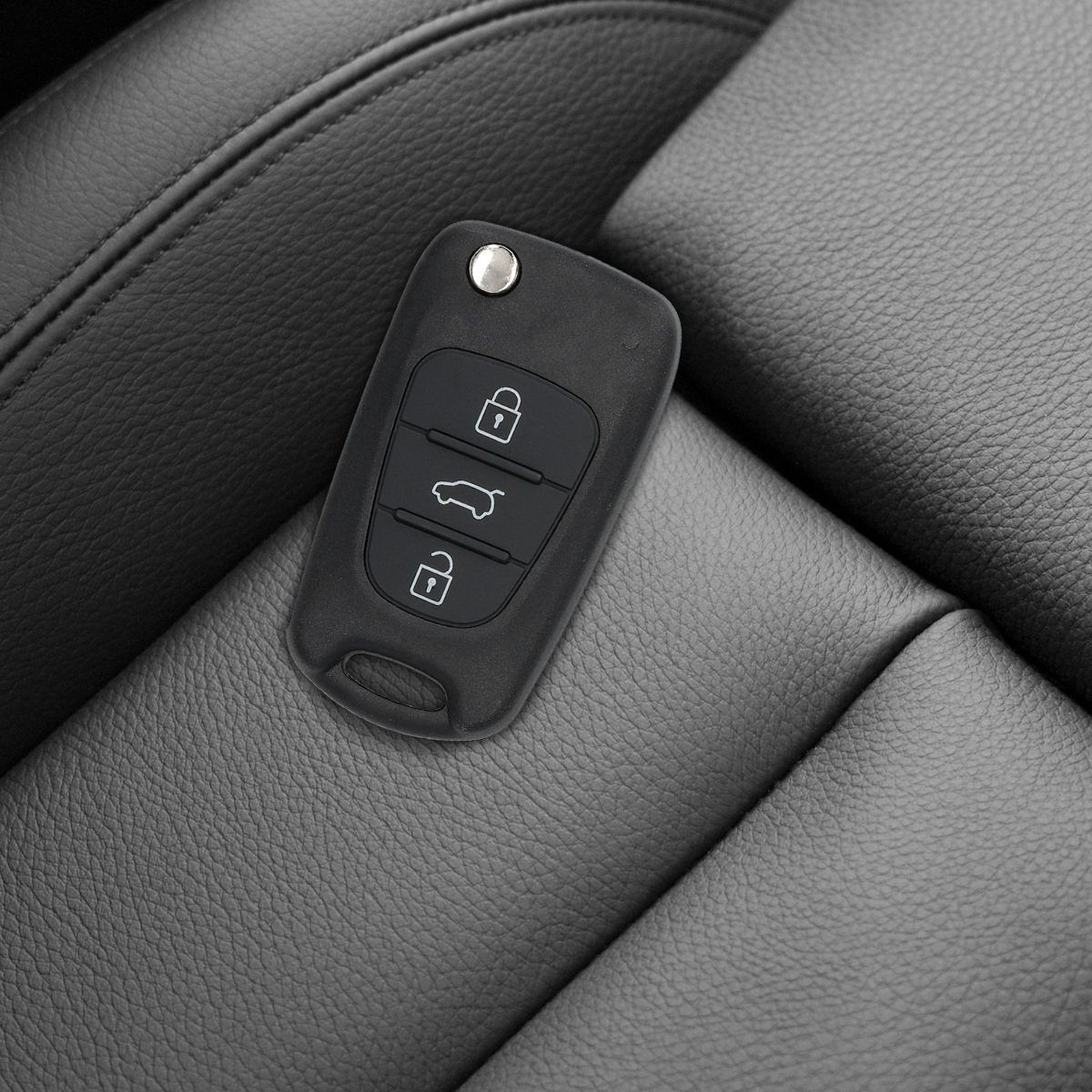 kwmobile Schlüsseltasche Transponder Elektronik - Autoschlüssel, Batterien für ohne Hyundai Gehäuse Auto Schlüsselgehäuse