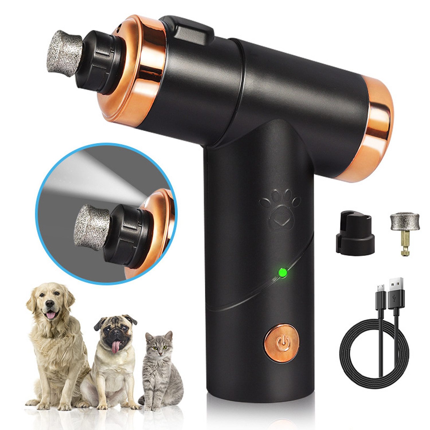 REDOM Krallenschleifer Hund Elektrischer Krallenschneider Katze günstig online kaufen