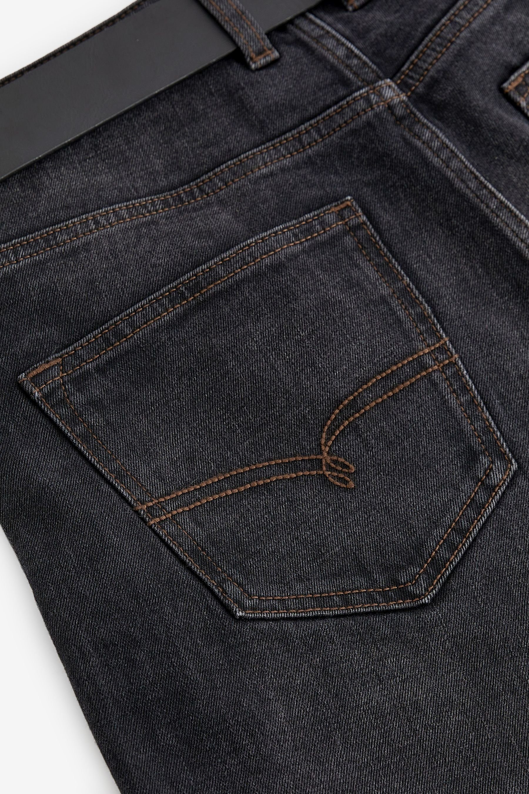 Next Straight-Jeans Straight - mit Fit Gürtel (2-tlg) Jeans Bootcut