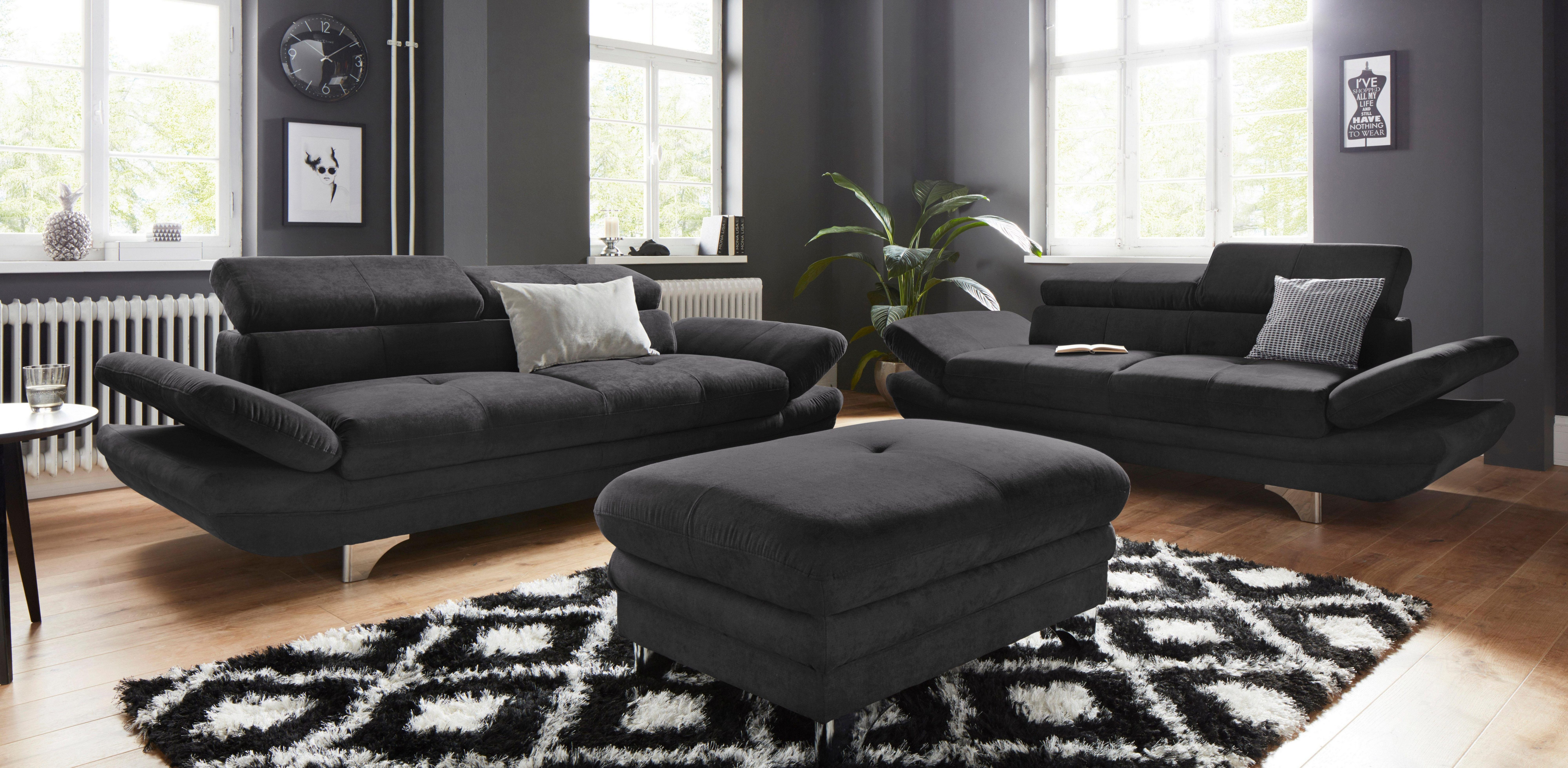 COTTA 3-Sitzer Enterprise, Big-Sofa, mit Armteilverstellung günstig online kaufen
