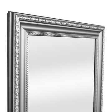 LebensWohnArt Wandspiegel Spiegel LULU Silber ca. 175x65cm