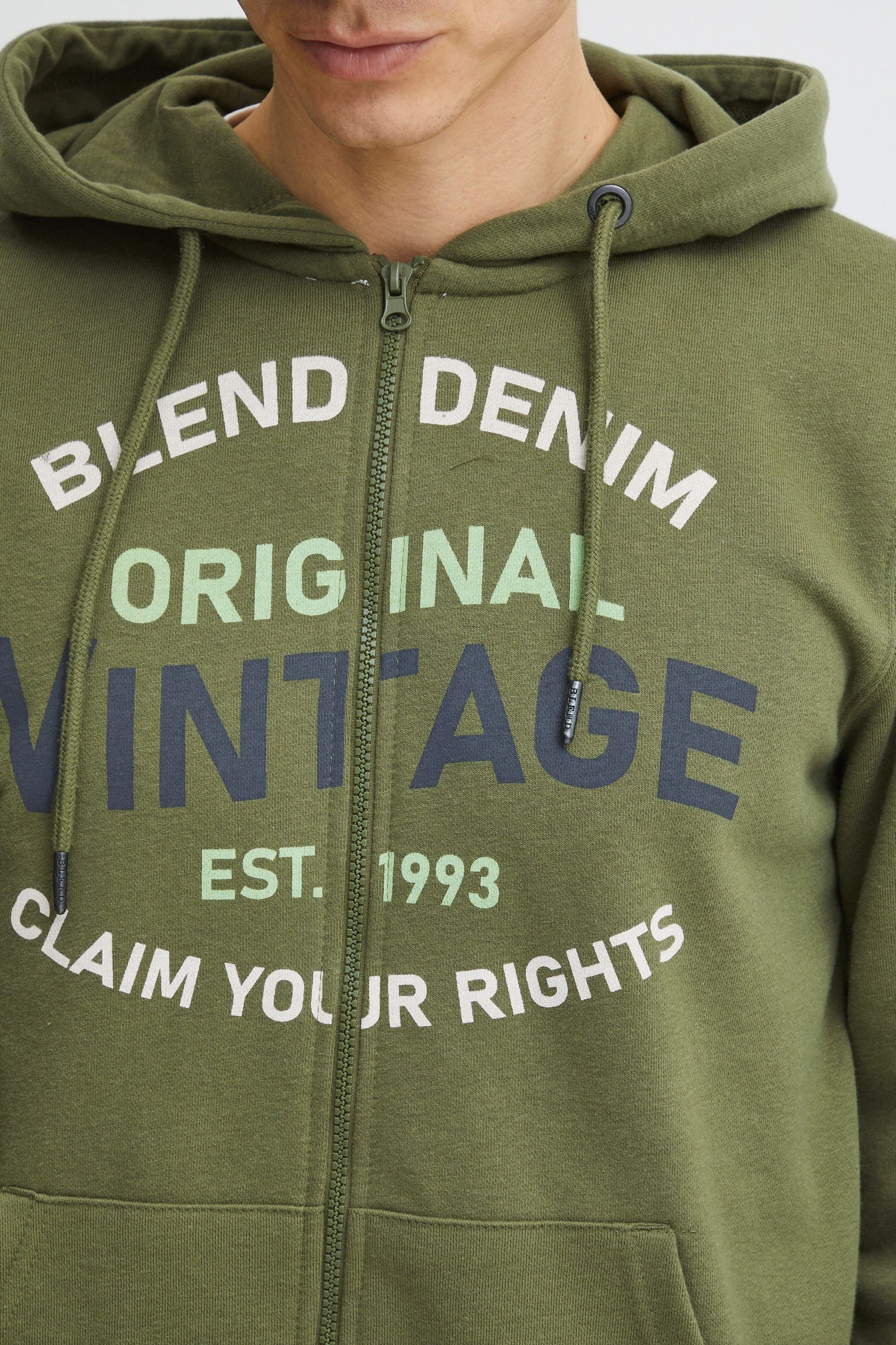 Blend Kapuzensweatjacke BHSweatshirt Stilvolle Kapuzensweatjacke