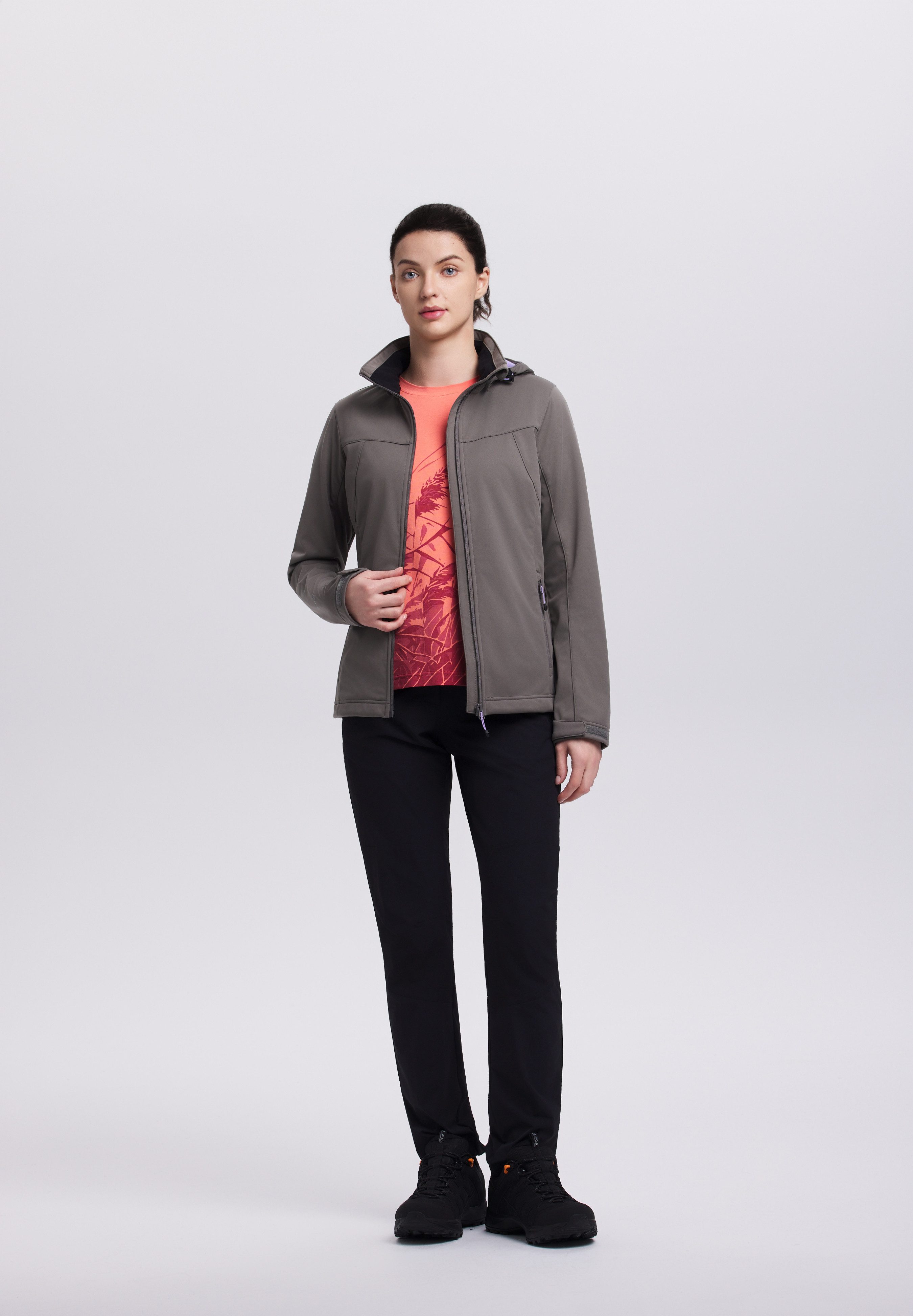 Icepeak Softshelljacke BOISE wasserabweisendes Material, atmungsaktiv, Wassersäule 8000