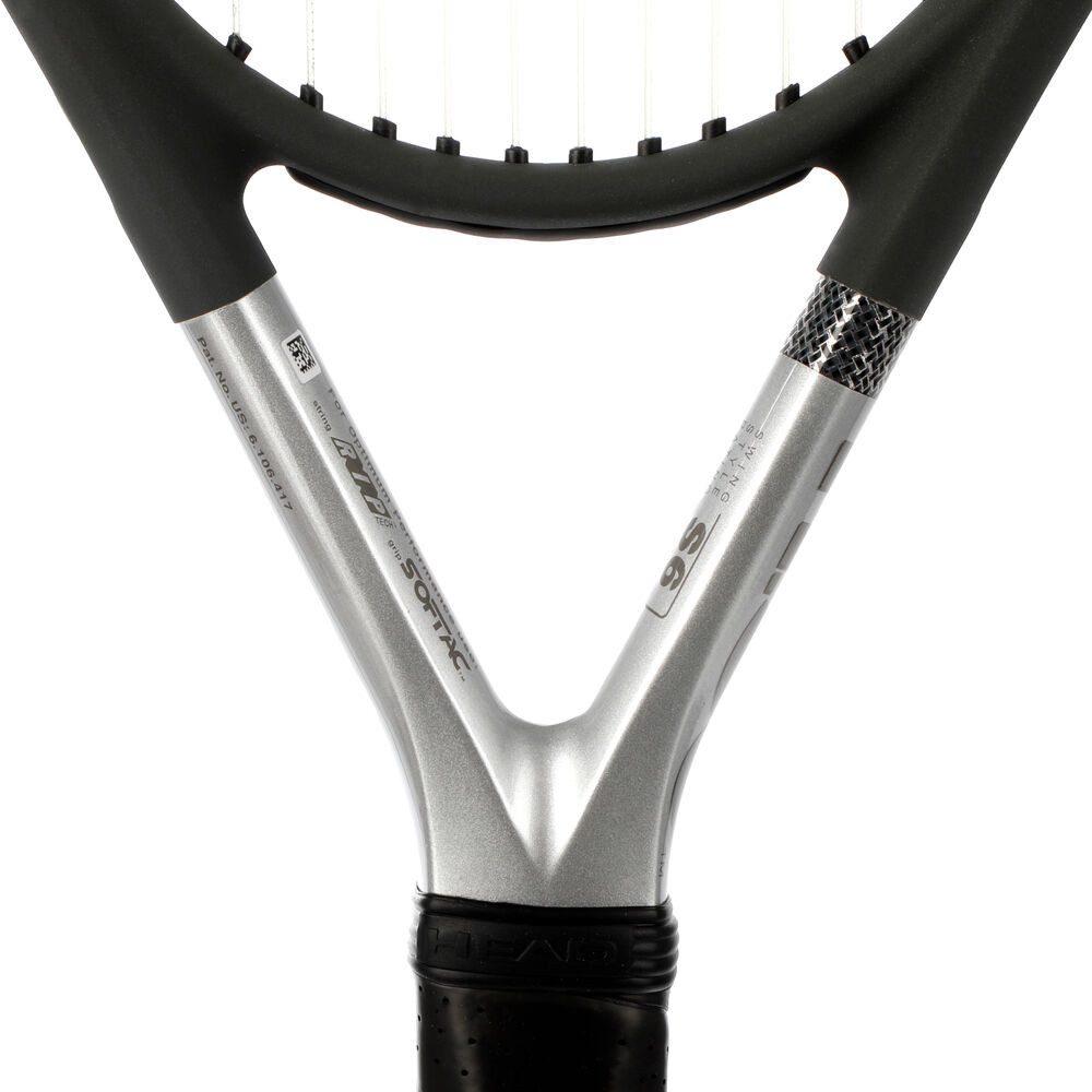 Head Tennisschläger Ti S6 - Komfortschläger besaitet - schwarz silber – Bild 4 von 5