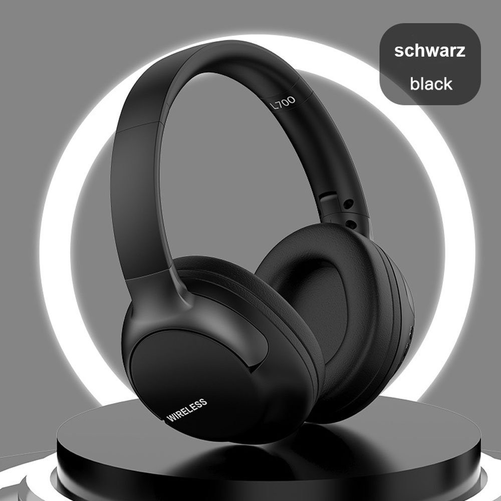 mit MOUTEN Over-Ear-Ohrhörer schwarz Geräuschunterdrückung Bluetooth-Kopfhörer Bluetooth-Kopfhörer