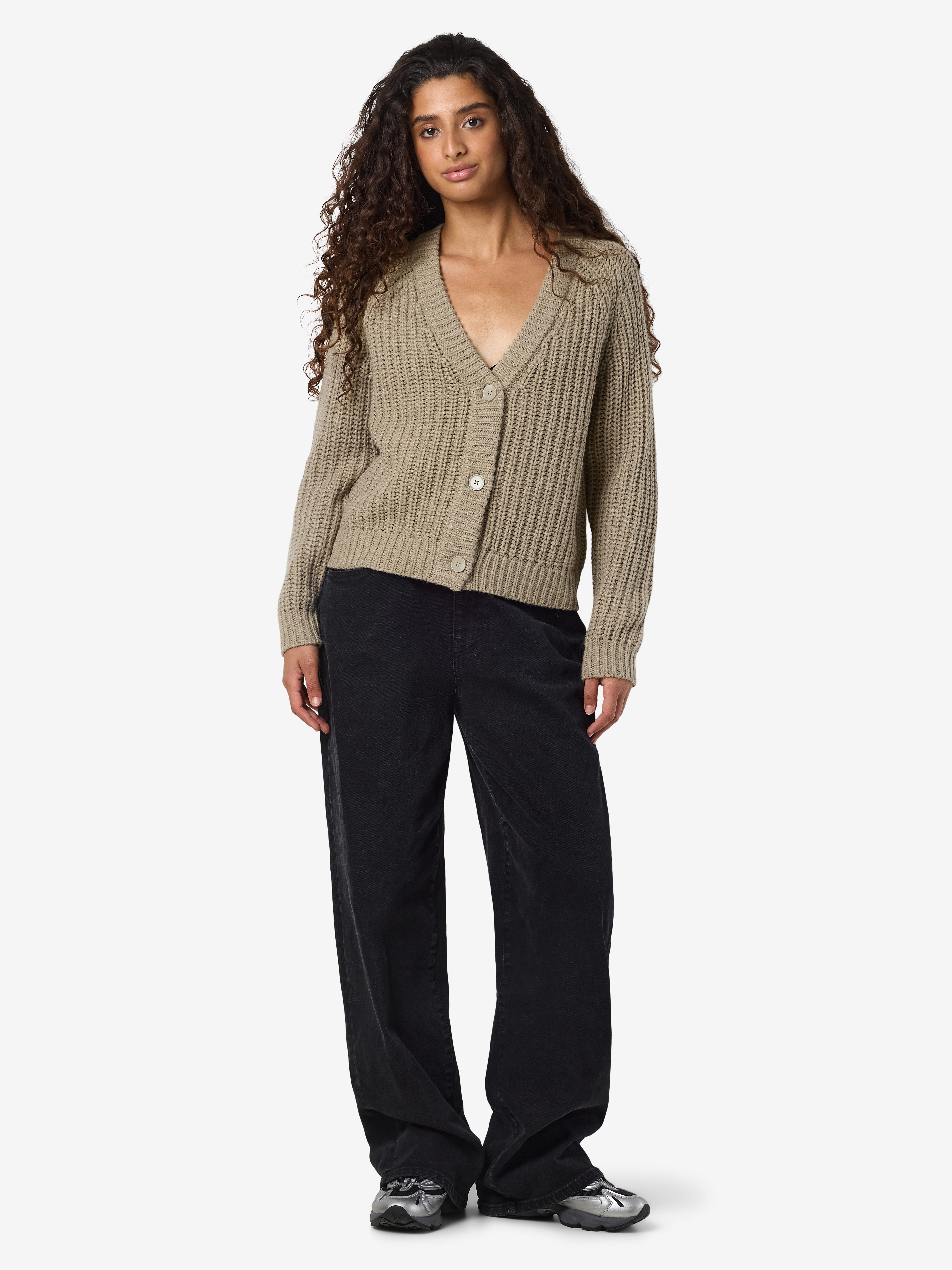 Noisy may Strickjacke NMCHARLIE L/S V-NECK KNIT CARDIGAN NOOS